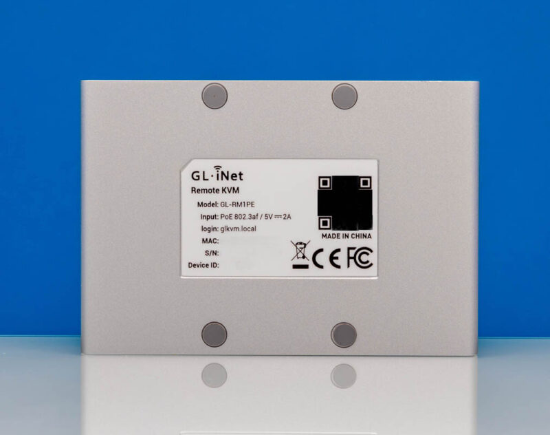 GL.iNet Comet PoE GL RM1PE Bottom Label