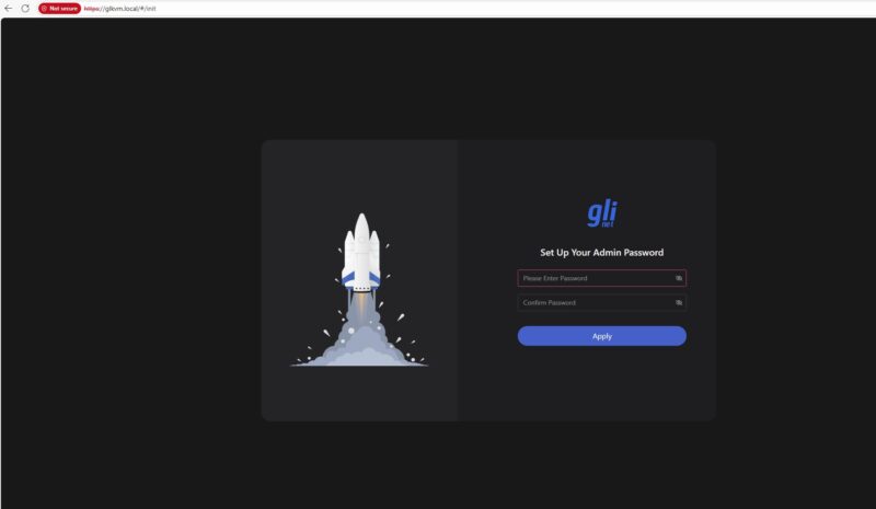 GL.iNet Comet PoE Password Setup