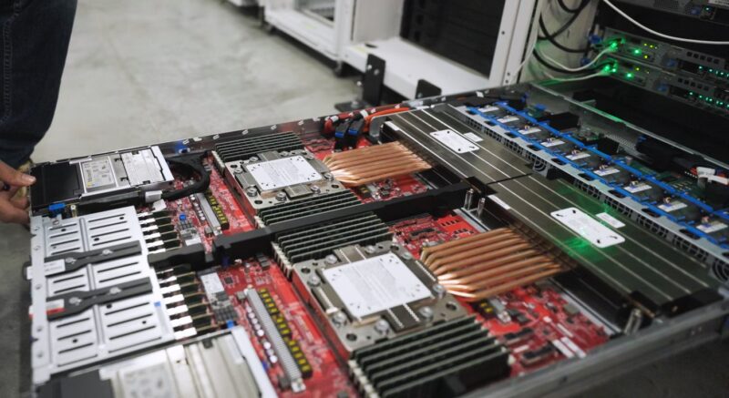 Microsoft Azure Cobalt 200 In Test Rack
