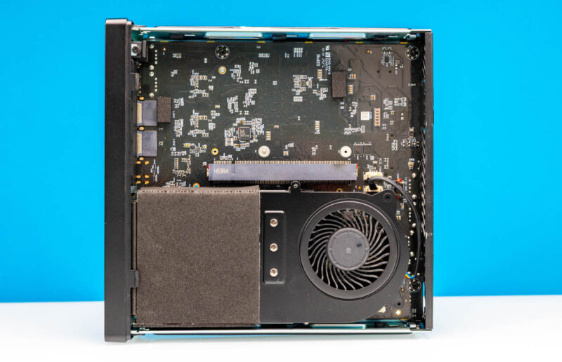 Minisforum MS R1 Internal CPU And PCIe Side 1