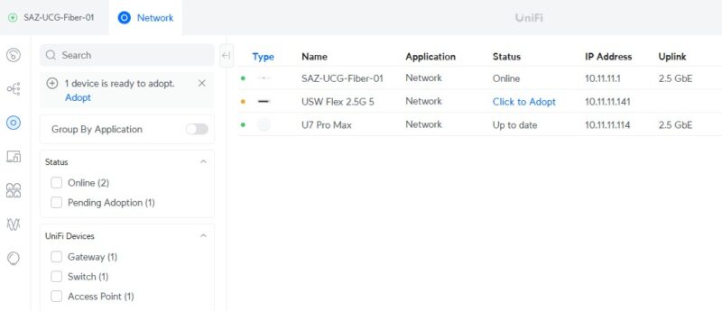 Ubiquiti USW Flex 2.5G Click To Adopt
