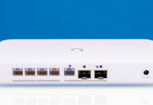 Ubiquiti UniFi Cloud Gateway Fiber UCG-Fiber Review UniFi Cloud Gateway Fiber Rear 3