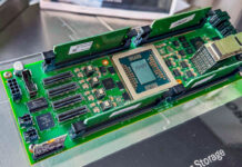 Xsight Labs E1 800G 64-Core Arm DPU Shown for Hammerspace AI Storage Xsight Labs OCP 2025 Storage Node MCIO