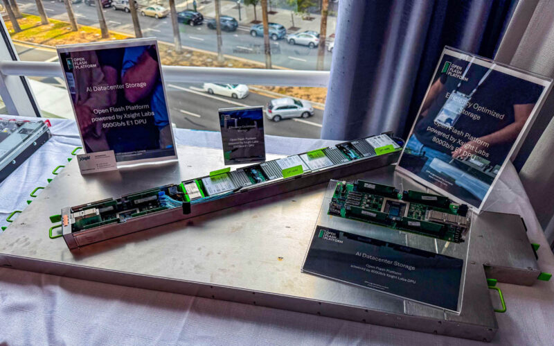 Xsight Labs OCP 2025 Storage Node With ScaleFlux SSDs
