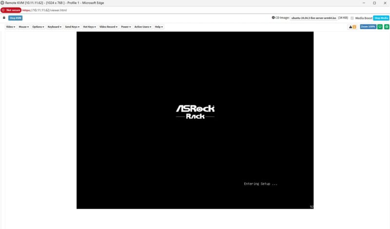 ASRock Rack Management Remote KVM