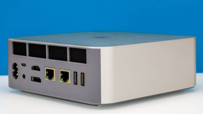 Beelink GTi15 Ultra Mini PC Rear Angled 2