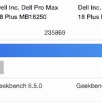 Dell Pro Max 18 Plus Geekbench 6 GPU IGPU Versus NVIDIA RTX Pro 5000 Blackwell