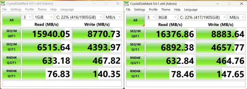 Dell Pro Max 18 Plus RAID 0 CrystalDiskMark