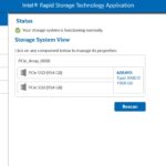 Dell Pro Max 18 Plus RAID 0 SSD Intel RST