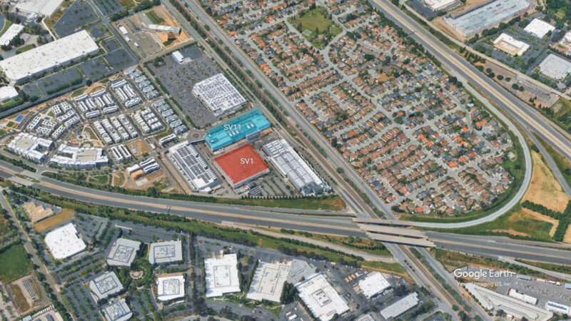 Equinix Data Center Arial View