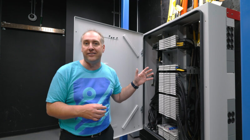 Fiber Vault Spliced Fiber Cabinet