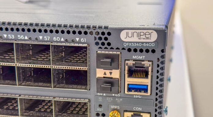 HPE brings Juniper Networking into its AMD Helios Rack-Scale AI Orbit Juniper QFX5340 64OD Broadcom Tomahawk Ultra At SC25 2