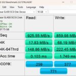 Lexar 2TB Professional Go Portable SSD W Hub AS SSD 10GB