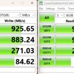 Lexar 2TB Professional Go Portable SSD W Hub CrystalDiskMark