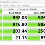 Lexar 2TB Professional Go Portable SSD W Hub CrystalDiskMark 8GB