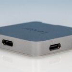 Lexar Professional Go Portable SSD With Hub Hub Rear Angled 2