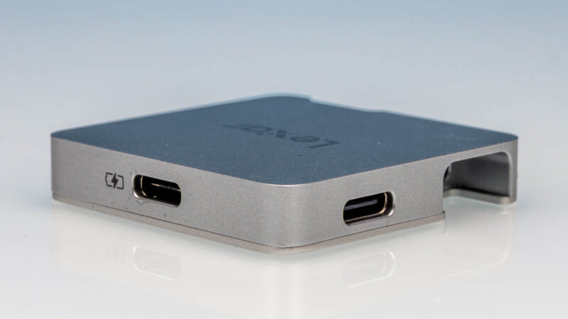 Lexar Professional Go Portable SSD With Hub Hub Rear Angled 2