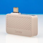 Lexar Professional Go Portable SSD With Hub Portable SSD Bottom Angled 2