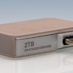 Lexar Professional Go Portable SSD With Hub Portable SSD Front Angled 2