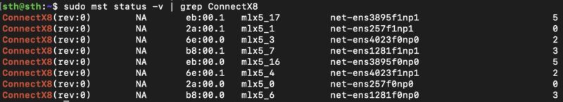 NVIDIA ConnectX 8 SuperNIC 2x C8240 In A System Mst