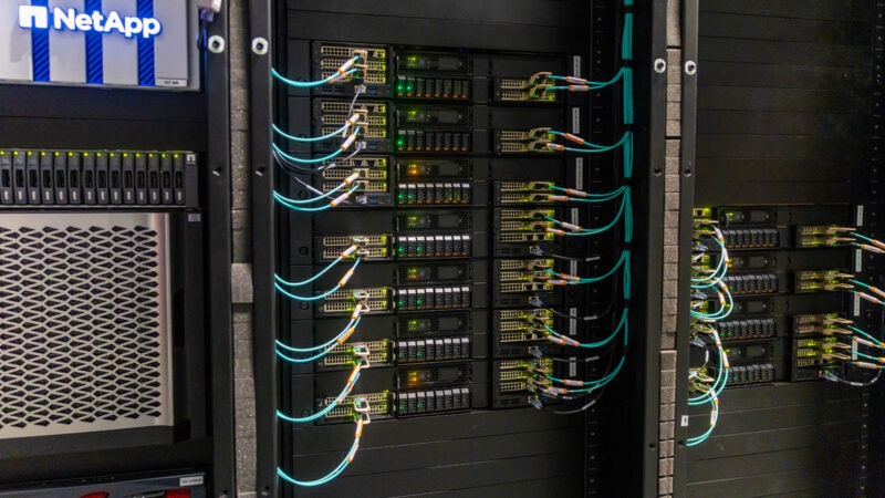 NVIDIA DGX SuperPOD General Purpose Compute Front Equinix SV11