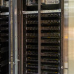 NVIDIA DGX SuperPOD Networking Rear Equinix SV11