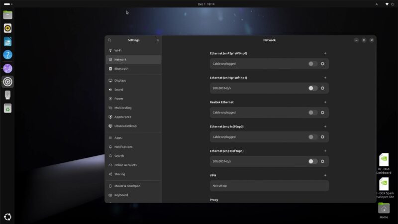 NVIDIA GB10 Network Desktop OS