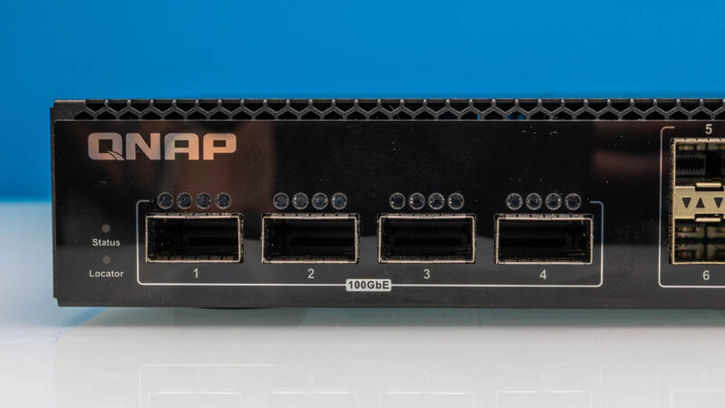 QNAP QSW M7308R 4X 100GbE QSFP28 Ports 1