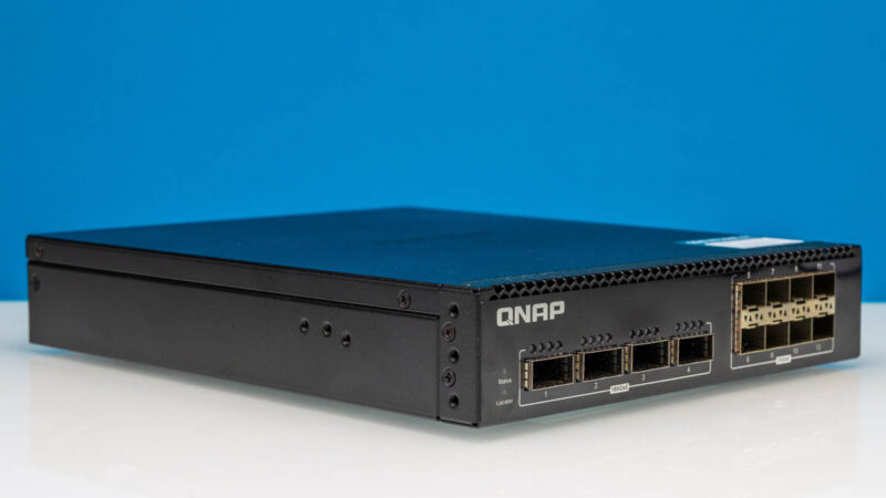QNAP QSW M7308R 4X Front Angled 2