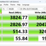 SanDisk Extreme Pro With USB4 CrystalDiskMark 8GB