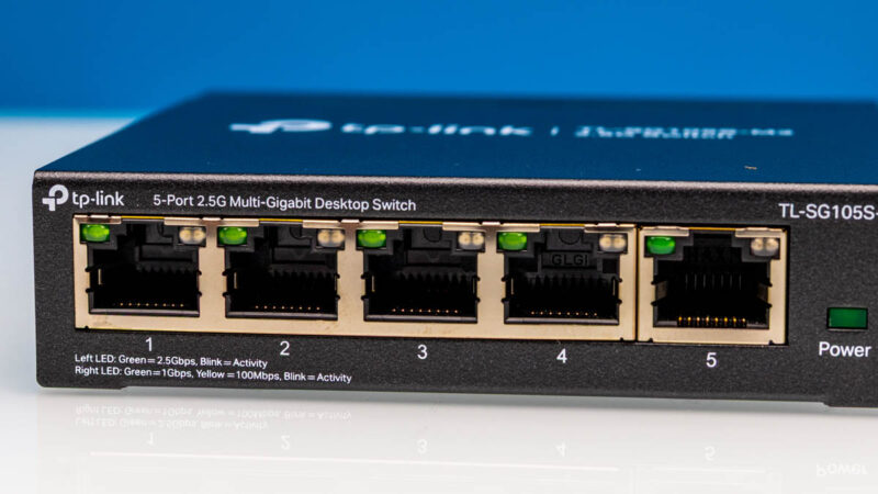 TP Link TL SC105S M2 2.5G RJ45 Ports 1