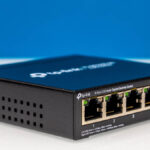 TP Link TL SG105S M2 Front Angled 2