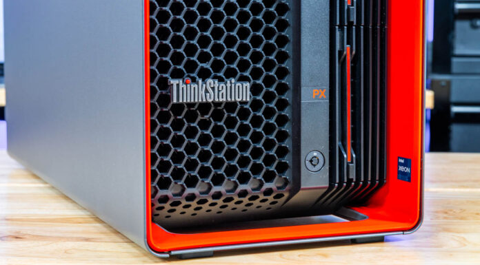 Lenovo ThinkStation PX Workstation Review Intel Xeon for Large Scale Workloads ThinkStation PX (Intel) Workstation Front IO