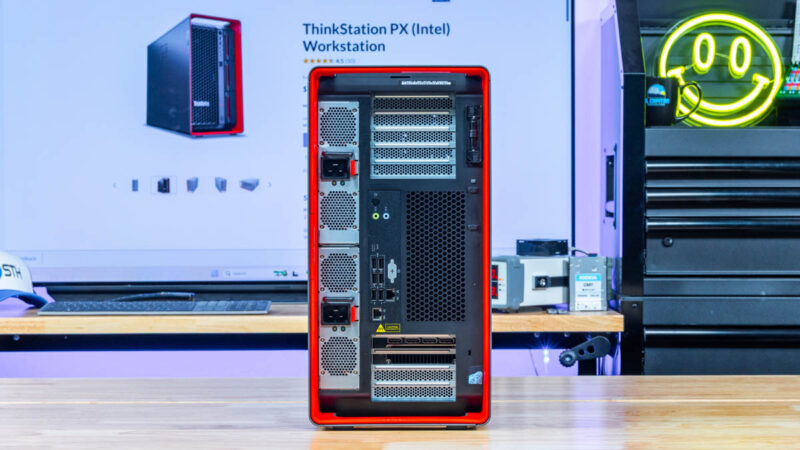 ThinkStation PX (Intel) Workstation Rear 1