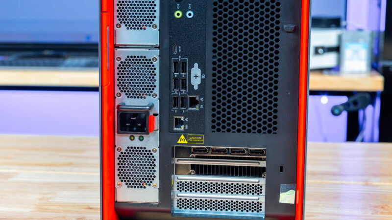 ThinkStation PX (Intel) Workstation Rear Ports 1