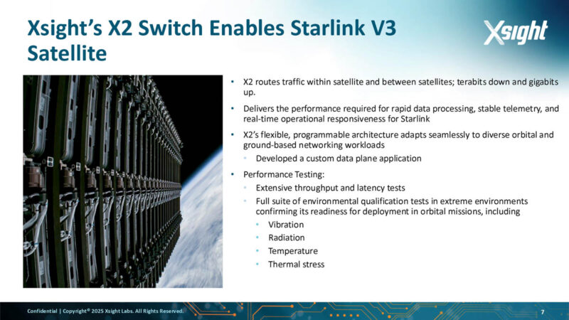 Xsight Labs SpaceX Starlink V3