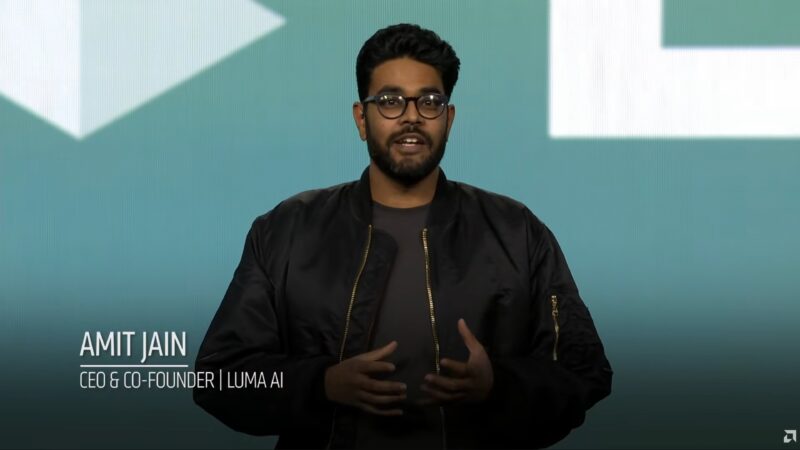 AMD CES 2026 Keynote Amit Jain Luma AI
