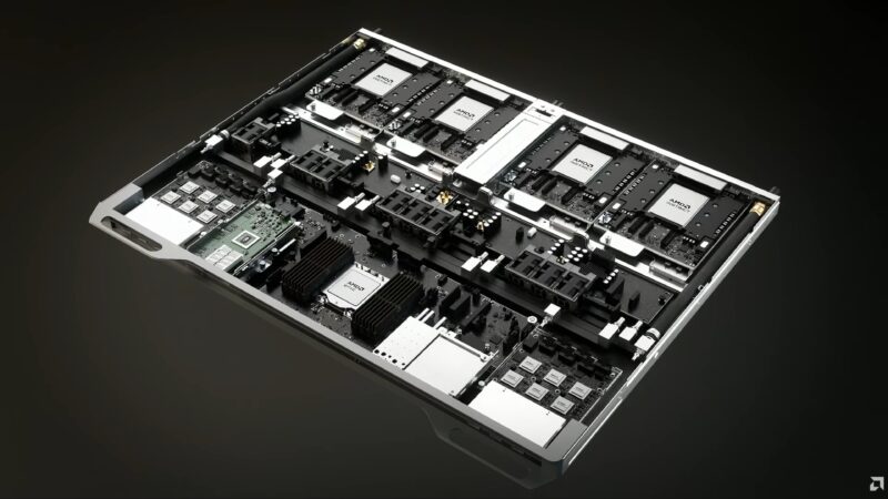AMD CES 2026 Keynote Compute Tray Render