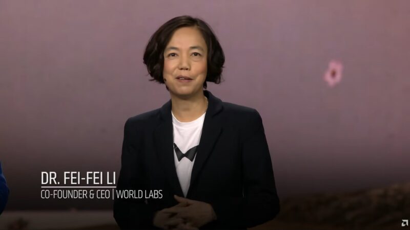AMD CES 2026 Keynote Fei Fei Li World Labs