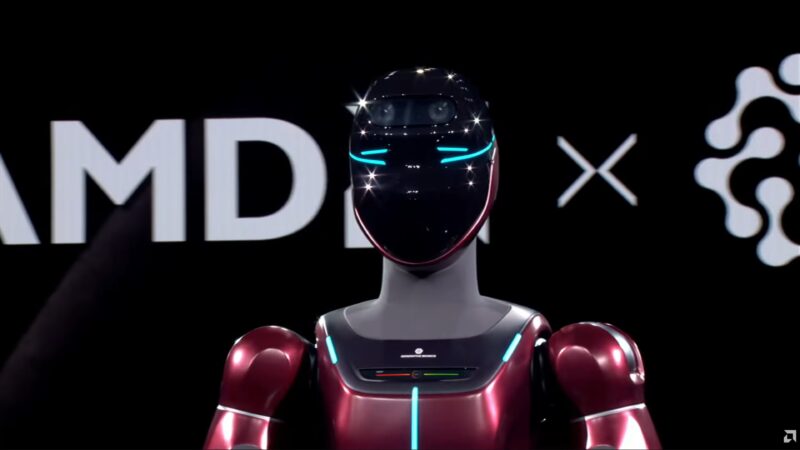 AMD CES 2026 Keynote Generative Bionics Gen 1 Robot