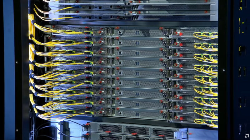 AMD CES 2026 Keynote Helios Close Up