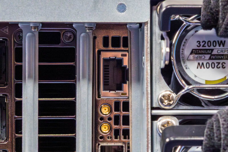 ASRock Rack 4UXGM GNR2 CX8 NVIDIA BlueField 3 Mgmt Port 1