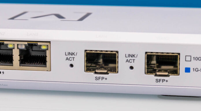 Alta Labs Route10 Review A Neat 10G and PoE Gateway Alta Labs Route 10 SFP+ Port 1