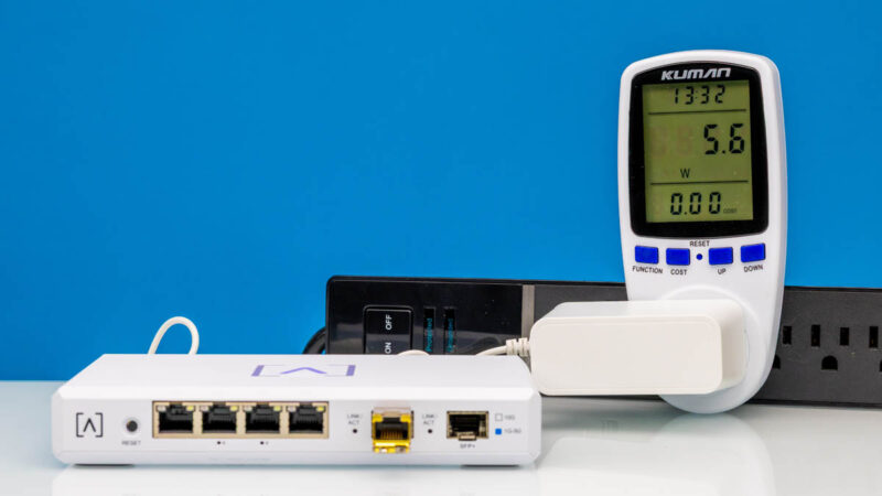 Alta Labs Route10 10Gbps SFP+ Power Consumption 1