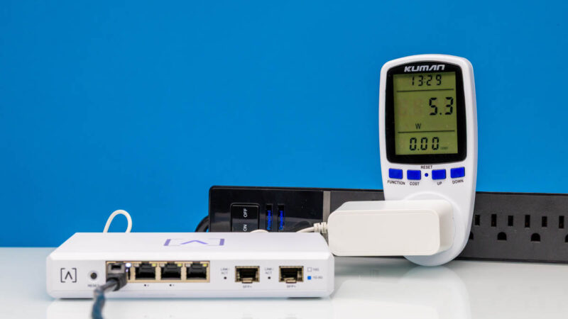 Alta Labs Route10 2.5Gbps Power Consumption 1