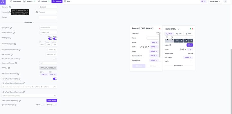 Alta Labs Route10 Online Setting Advanced