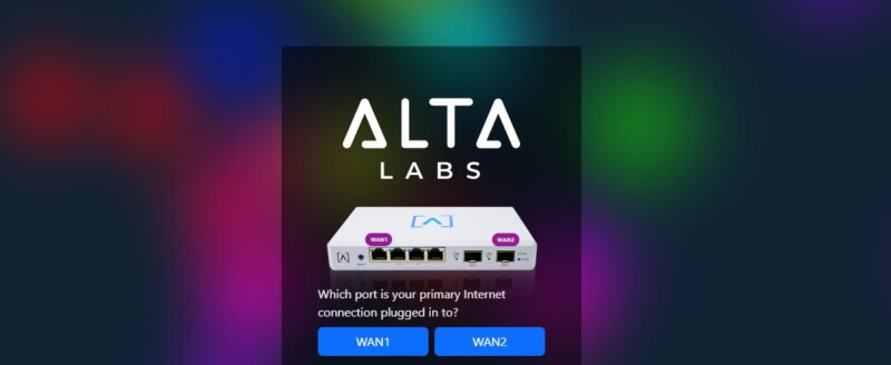 Alta Labs Route10 Primary WAN
