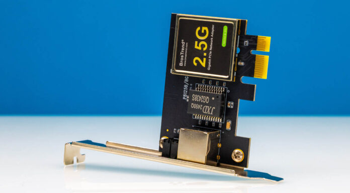 BrosTrend 2.5GbE PCIe Network Adapter Mini-Review BrosTrend 2.5G Gigabit PCIe Network Adapter 12