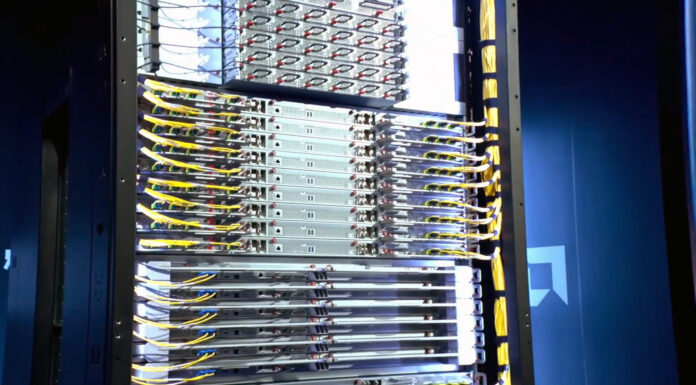 AMD’s EPYC Venice, Instinct MI455X, & Helios Hardware On Display for First Time at CES 2026 CES 2026 Helios Rack Close Up