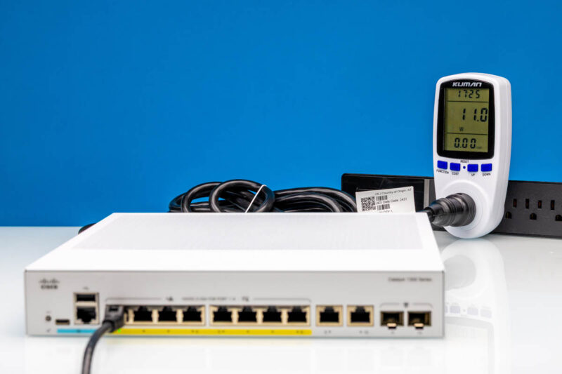 Cisco Catalyst 1300 8FP 2G RJ45GbE PoE+ Port Power Conumption 1